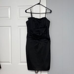 black cocktail dress